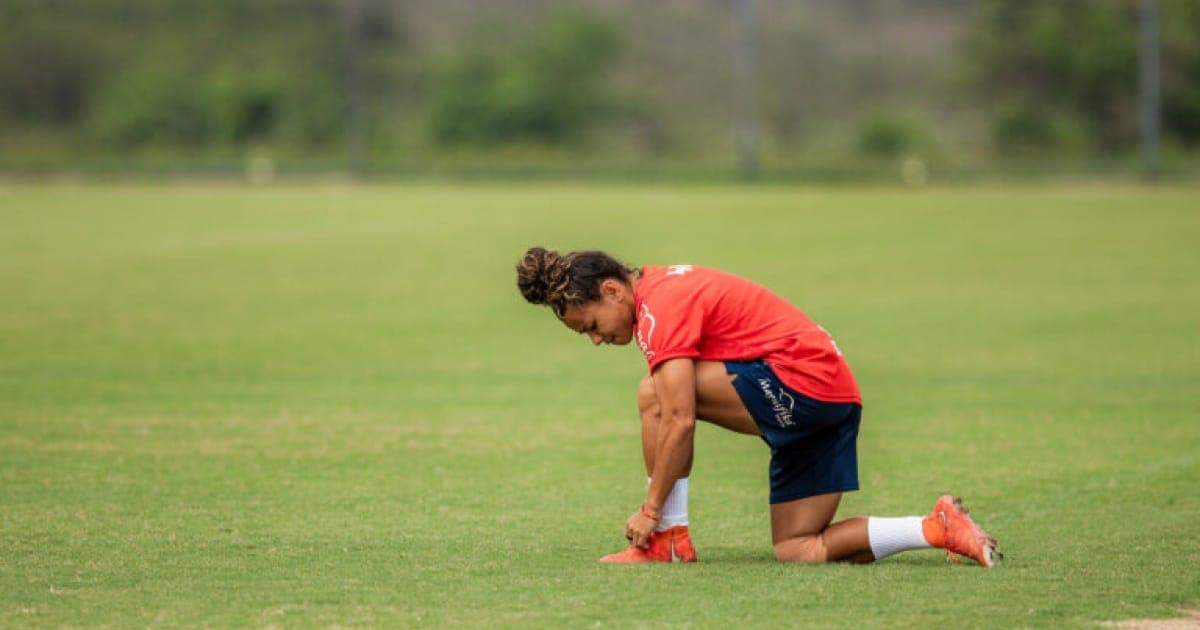 Mulheres de Aço encerram preparação para duelo contra o Corinthians na Fonte Nova